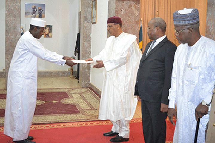 A la Présidence de la République : Quatre nouveaux diplomates accrédités au Niger présentent leurs lettres de créance au Chef de l’Etat A la Présidence de la République : Quatre nouveaux diplomates accrédités au Niger présentent leurs lettres de créance au Chef de l’Etat