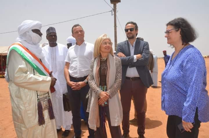 Agadez: visite de travail de l’ambassadeur de l’union européenne au Niger et de    l’ambassadrice  d’Italie au Niger