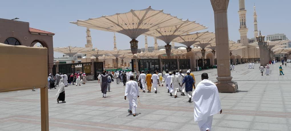 Séjour des pèlerins nigériens à Médine : Prières et invocations à la Mosquée du Prophète Mouhamad (PSL) Séjour des pèlerins nigériens à Médine : Prières et invocations à la Mosquée du Prophète Mouhamad (PSL)