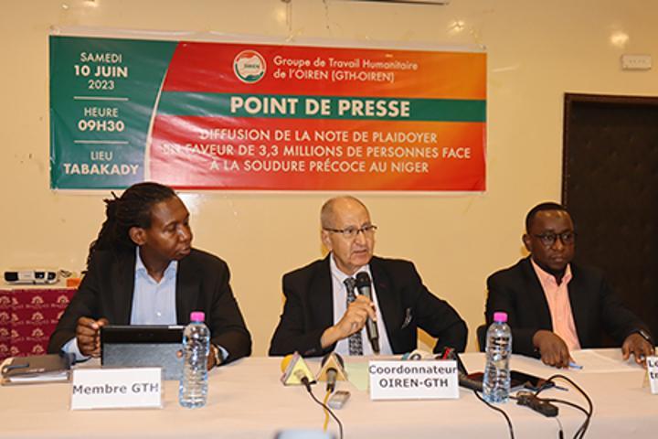 Point de presse du Coordonnateur-Représentant du Groupe de travail humanitaire (GTH-OIREN) : Alerte sur l’urgence d’une action coordonnée face à la période de soudure à venir Point de presse du Coordonnateur-Représentant du Groupe de travail humanitaire (GTH-OIREN) : Alerte sur l’urgence d’une action coordonnée face à la période de soudure à venir