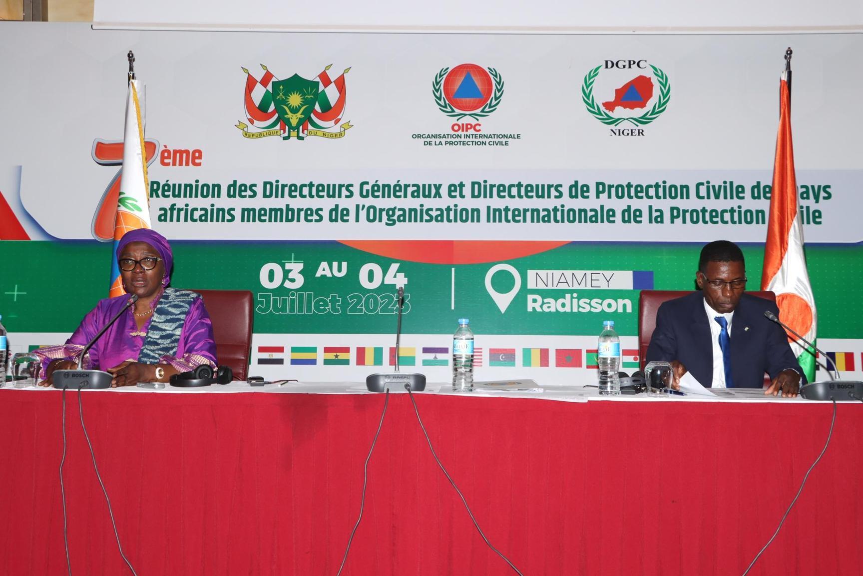 Fin à Niamey des travaux de la 7ème Réunion des directeurs généraux et directeurs de la protection civile des pays africains membres de l’OIPC Fin à Niamey des travaux de la 7ème Réunion des directeurs généraux et directeurs de la protection civile des pays africains membres de l’OIPC