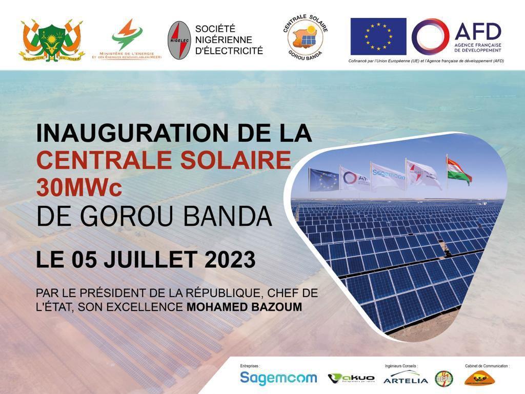 Centrale solaire de 30MWC de Gorou Banda : Près de 500 mille personnes bénéficiaires à Niamey (fiche technique) Centrale solaire de 30MWC de Gorou Banda : Près de 500 mille personnes bénéficiaires à Niamey (fiche technique)
