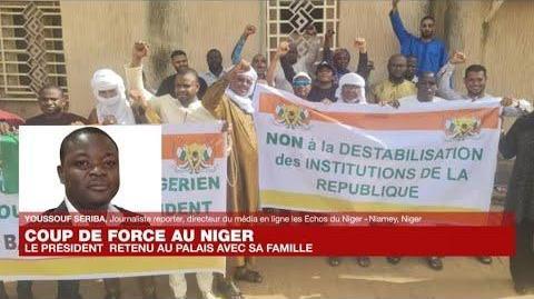 Coup de force au Niger: le président retenu au palais, la CEDEAO dépêche des médiateurs Coup de force au Niger: le président retenu au palais, la CEDEAO dépêche des médiateurs