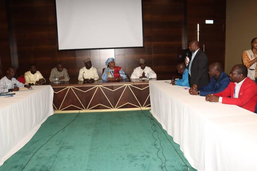 Niamey : Une délégation de la société civile africaine reçue par la présidente du FSSP Niamey : Une délégation de la société civile africaine reçue par la présidente du FSSP