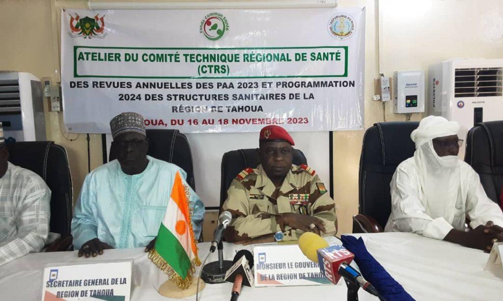 Réunion du Comité Technique Régionale de Santé de Tahoua : Revue annuelle du PAA 2023 et Programmation 2024 des structures sanitaires de la région Réunion du Comité Technique Régionale de Santé de Tahoua : Revue annuelle du PAA 2023 et Programmation 2024 des structures sanitaires de la région