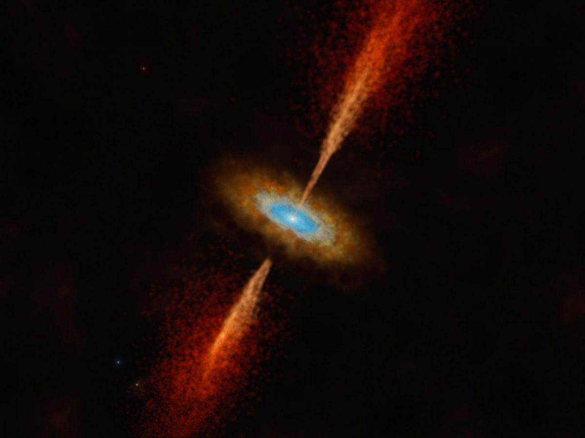 Un premier disque protoplanétaire observé dans une autre galaxie Un premier disque protoplanétaire observé dans une autre galaxie