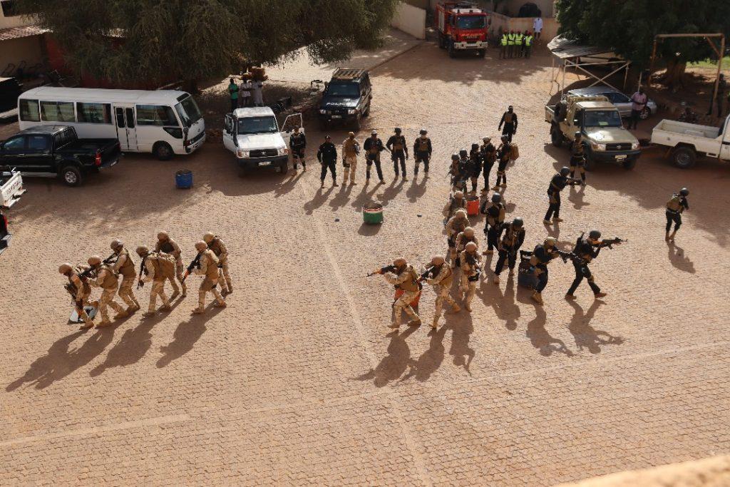 Gestion des crises: Grande simulation de riposte contre une attaque terroriste complexe à Niamey Gestion des crises: Grande simulation de riposte contre une attaque terroriste complexe à Niamey