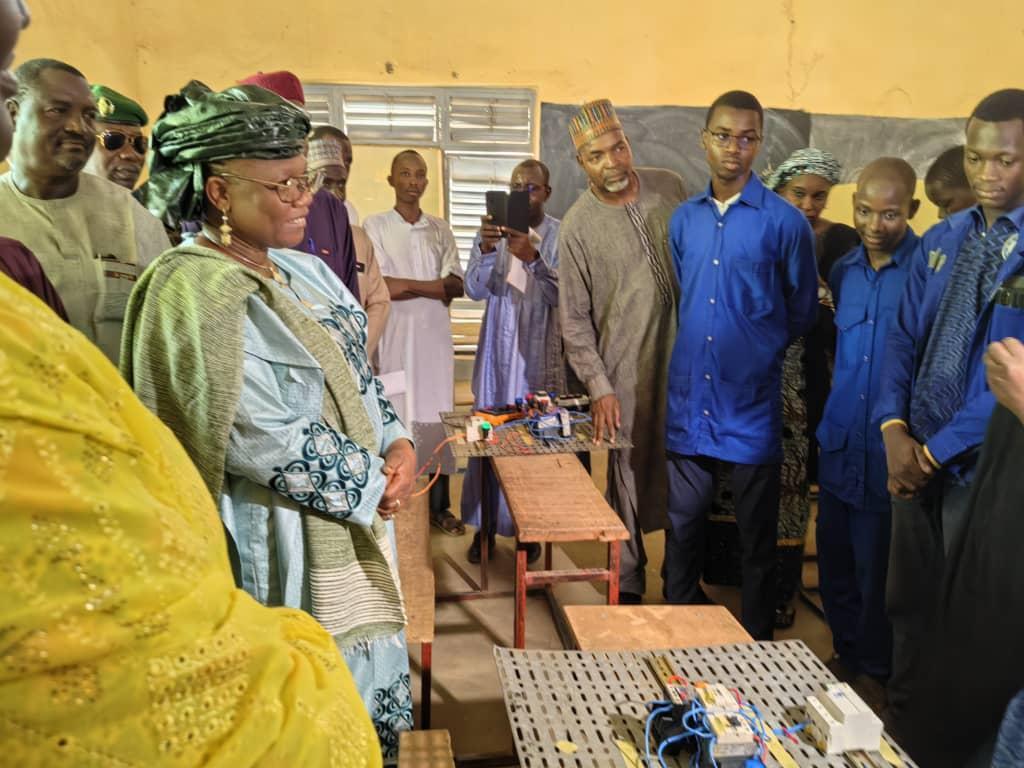 La Ministre de l'Education Nationale visite le Centre de formation professionnelle et technique de Konni La Ministre de l'Education Nationale visite le Centre de formation professionnelle et technique de Konni