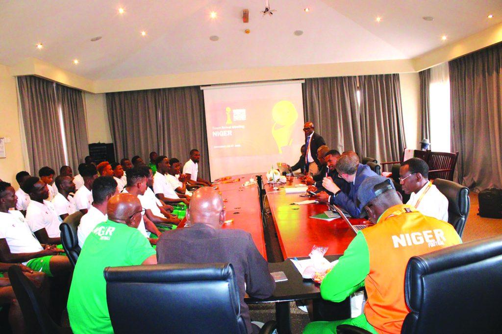 Réunion de coordination entre la délégation nigérienne et les officiels de la CAF à Kampala : Rappel sur les principes de base pour une meilleure organisation du CHAN 2025 Réunion de coordination entre la délégation nigérienne et les officiels de la CAF à Kampala : Rappel sur les principes de base pour une meilleure organisation du CHAN 2025