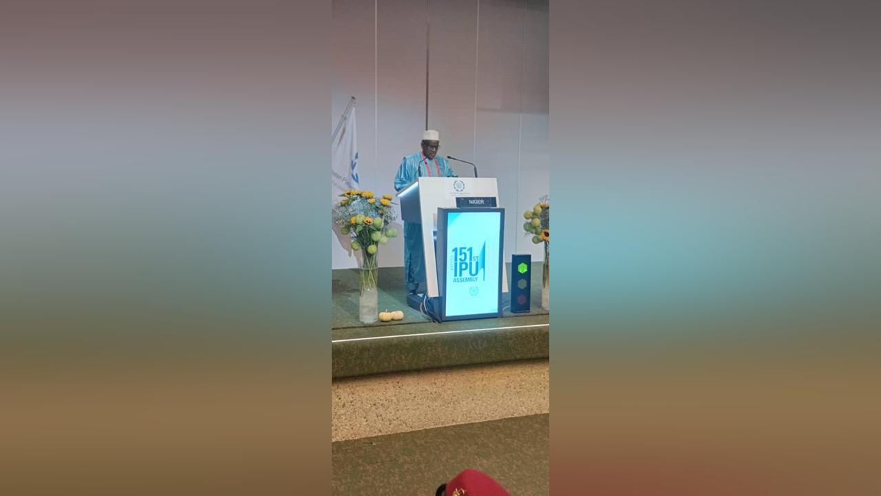 Discours de Mamoudou Harouna à l'UIP à Genève Discours de Mamoudou Harouna à l'UIP à Genève