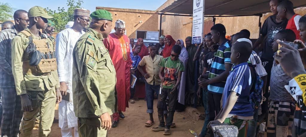 Visite du Gouverneur au Centre de Formation de Tahoua Visite du Gouverneur au Centre de Formation de Tahoua