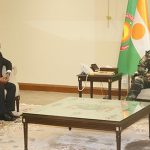 Entretien du Chef de l’État avec le Vice-ministre vénézuélien Entretien du Chef de l'État avec le Vice-ministre vénézuélien