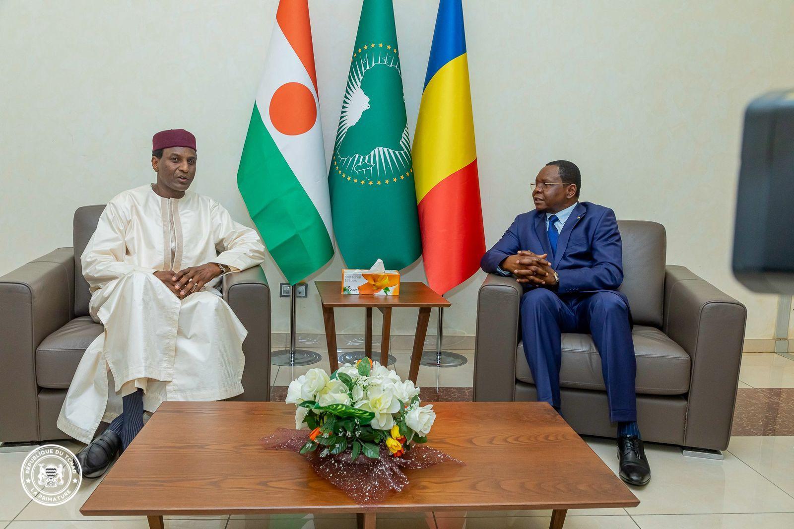 Visite du Premier Ministre Nigérien à N'Djamena Visite du Premier Ministre Nigérien à N'Djamena