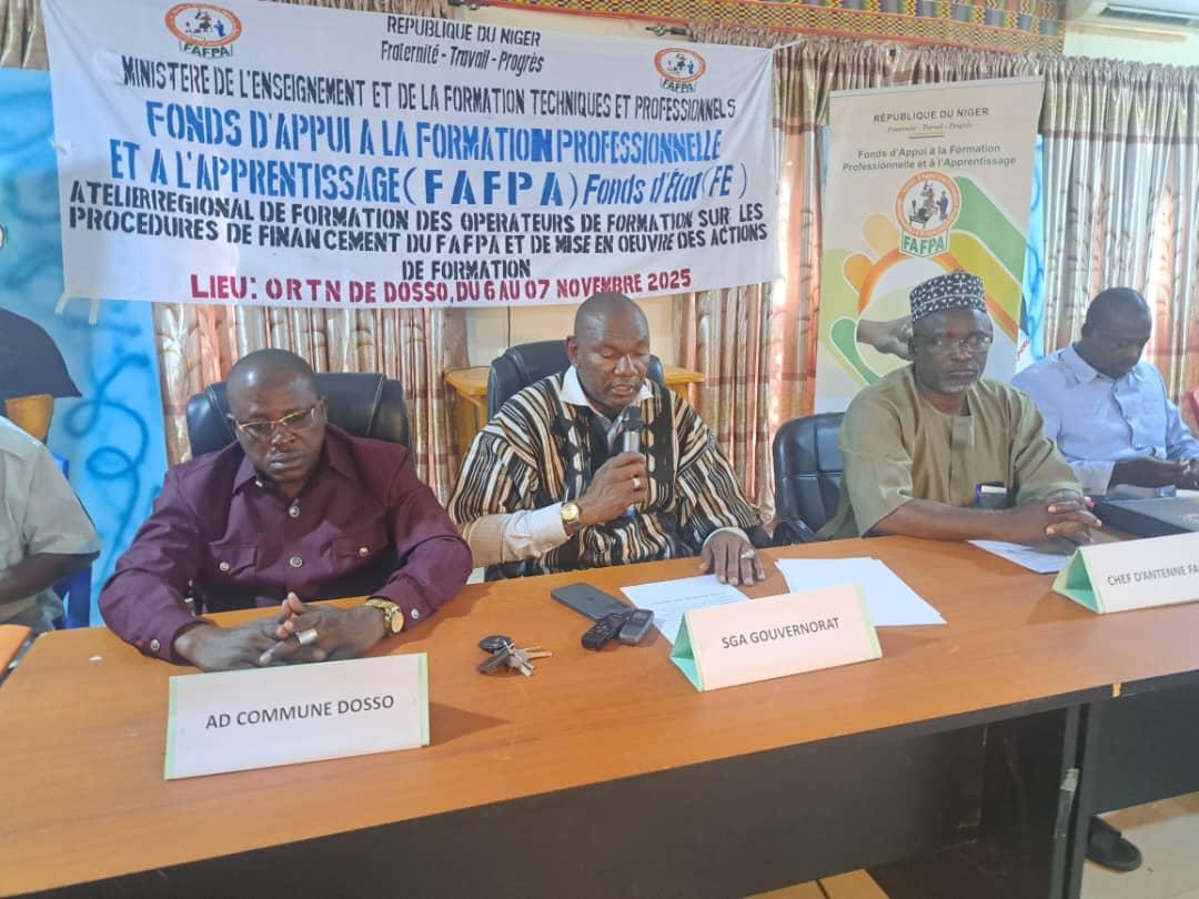 Dosso Formateurs Équipés sur Financement FAFPA Dosso Formateurs Équipés sur Financement FAFPA