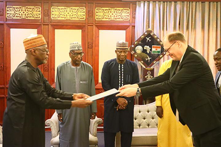 Diplomatie Niger: Réception des nouveaux représentants Diplomatie Niger: Réception des nouveaux représentants