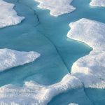 Poussière cosmique et l’ancienne banquise révélée Poussière cosmique et l'ancienne banquise révélée