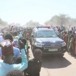 Diffa, Accueil Triomphal du Président à Manga Diffa, Accueil Triomphal du Président à Manga