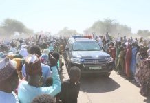 Diffa, Accueil Triomphal du Président à Manga Diffa, Accueil Triomphal du Président à Manga