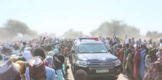Diffa, Accueil Triomphal du Président à Manga Diffa, Accueil Triomphal du Président à Manga