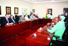 Entretien entre Ali Mahaman et délégation biélorusse Entretien entre Ali Mahaman et délégation biélorusse