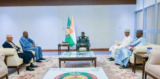 Tiani Accueille le Ministre Burkinabé de la Justice Tiani Accueille le Ministre Burkinabé de la Justice