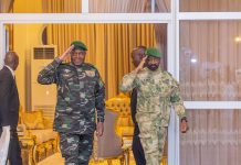 Dîner d’État d’Assimi Goïta pour dirigeants du Niger et Burkina Dîner d'État d'Assimi Goïta pour dirigeants du Niger et Burkina