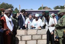 Pose de la Première Pierre du Centre d’Accueil des Enfants Pose de la Première Pierre du Centre d'Accueil des Enfants