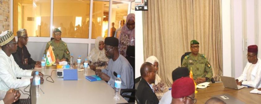 Visite du Ministre des Mines aux Sociétés État Niger Visite du Ministre des Mines aux Sociétés État Niger