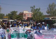 Soutien au CNSP et aux FDS à Zinder par des marches Soutien au CNSP et aux FDS à Zinder par des marches