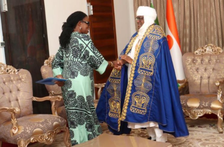 Rencontre entre le Président du CCR et la Coordinatrice ONU Rencontre entre le Président du CCR et la Coordinatrice ONU