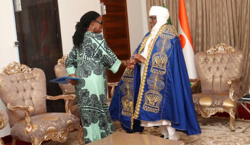 Rencontre entre le Président du CCR et la Coordinatrice ONU Rencontre entre le Président du CCR et la Coordinatrice ONU