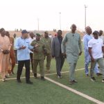 Visite du Ministre des Sports au Centre Technique de la Fenifoot Visite du Ministre des Sports au Centre Technique de la Fenifoot