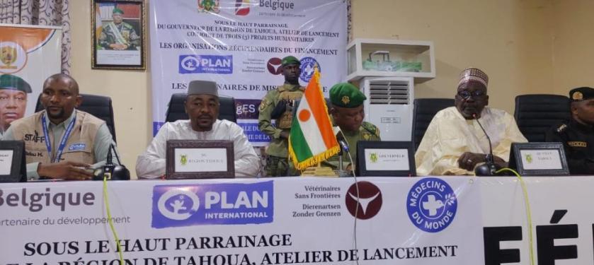 Lancement Conjoint de Trois Projets Humanitaires à Tahoua Lancement Conjoint de Trois Projets Humanitaires à Tahoua