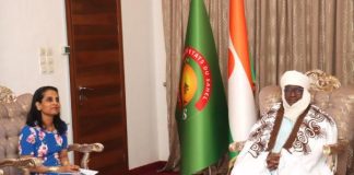 Rencontre du Président du CCR avec la Haute Commissaire ONU Rencontre du Président du CCR avec la Haute Commissaire ONU