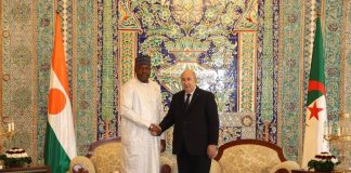 Visite de Fraternité entre Tiani et Tebboune en Algérie Visite de Fraternité entre Tiani et Tebboune en Algérie