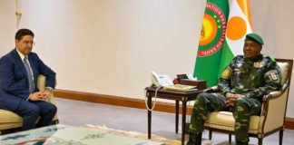 Tiani Accueille le Ministre Marocain des Affaires Étrangères Tiani Accueille le Ministre Marocain des Affaires Étrangères