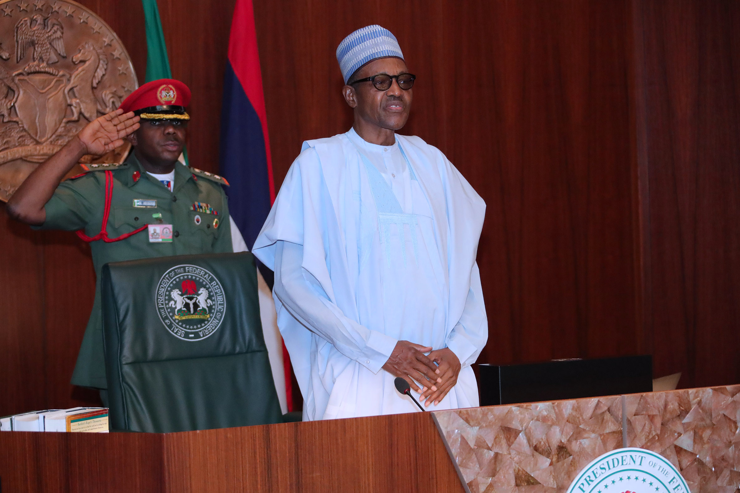 PRESIDENT BUHARI PRESIDES OVER FEC MEETING