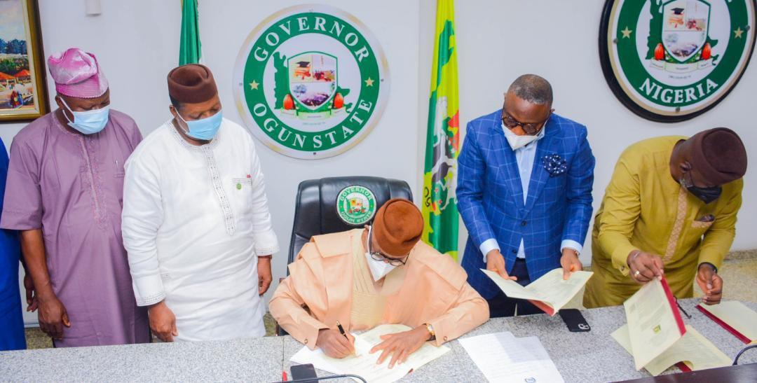 Ogun Abiodun Signs N350bn 2022 Budget Into Law Nigeria