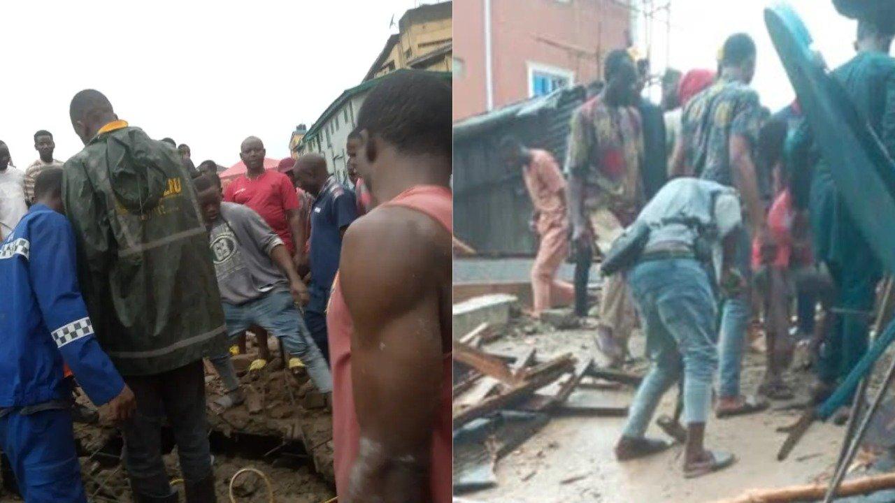 One dead, others recused as another building collapses in Lagos
