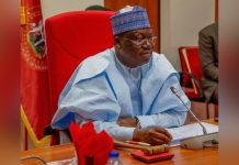 No electronic transmission of results in Electoral Act – Senate President No electronic transmission of results in Electoral Act – Senate President