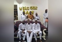 Abba Kyari welcomed by family members after release from prison Abba Kyari welcomed by family members after release from prison