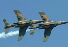 Nigerian Airforce Destroys Terrorists’ Convoy in Borno Nigerian Airforce Destroys Terrorists' Convoy in Borno