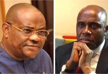 Wike Counters Amaechi on Wife’s Occupation Claims Wike Counters Amaechi on Wife's Occupation Claims