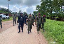 Joint security operatives destroy criminals’ hideouts in Imo Joint security operatives destroy criminals’ hideouts in Imo