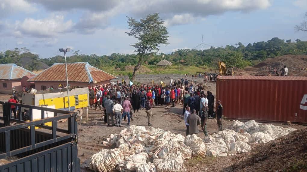 NSCDC sealed illegal mining site in Ebonyi NSCDC sealed illegal mining site in Ebonyi
