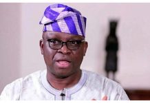 Fayose Mocks PDP Faction’s Protest at US Embassy Fayose Mocks PDP Faction's Protest at US Embassy