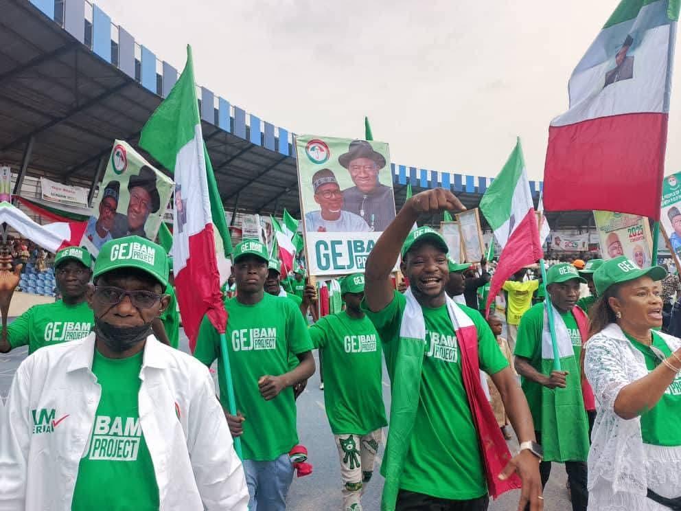 Jonathan Supporters Storm PDP Convention for Bala Mohammed Jonathan Supporters Storm PDP Convention for Bala Mohammed