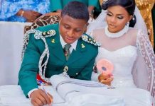 Tears Flow as Lt Samson Haruna Is Buried Tears Flow as Lt Samson Haruna Is Buried