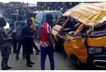 Bus Crash in Lagos Leaves One Dead and Six Injured Bus Crash in Lagos Leaves One Dead and Six Injured