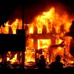 Early Morning Fire Destroys Ancient Building in Iseyin Early Morning Fire Destroys Ancient Building in Iseyin